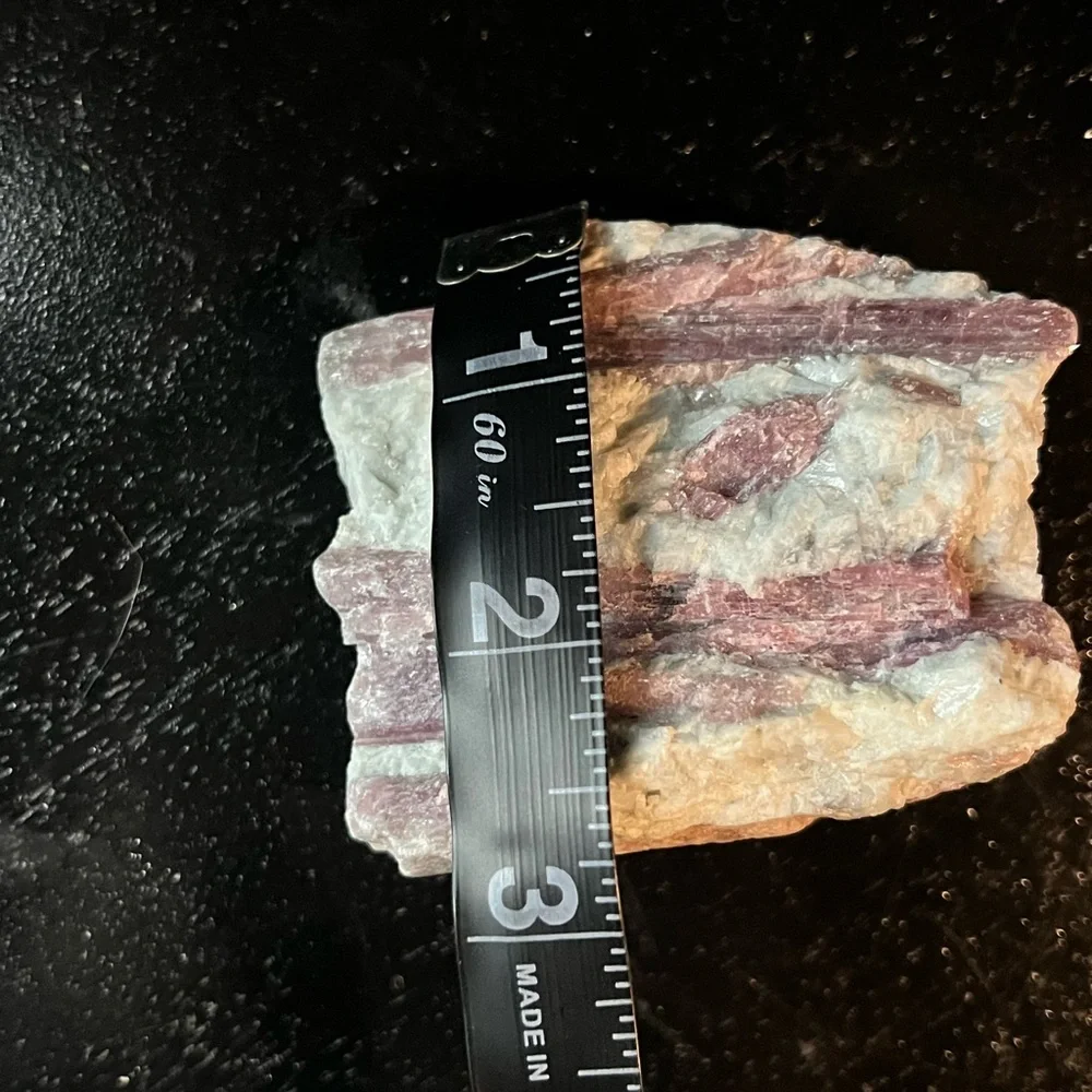 Pink Tourmaline in Quartz Raw Crystal